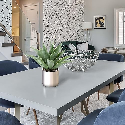 Vista 5 de Planta de agave artificial grande de 13 pulgadas, planta artificial de aloe vera en maceta, plantas artificiales realistas en maceta para sala