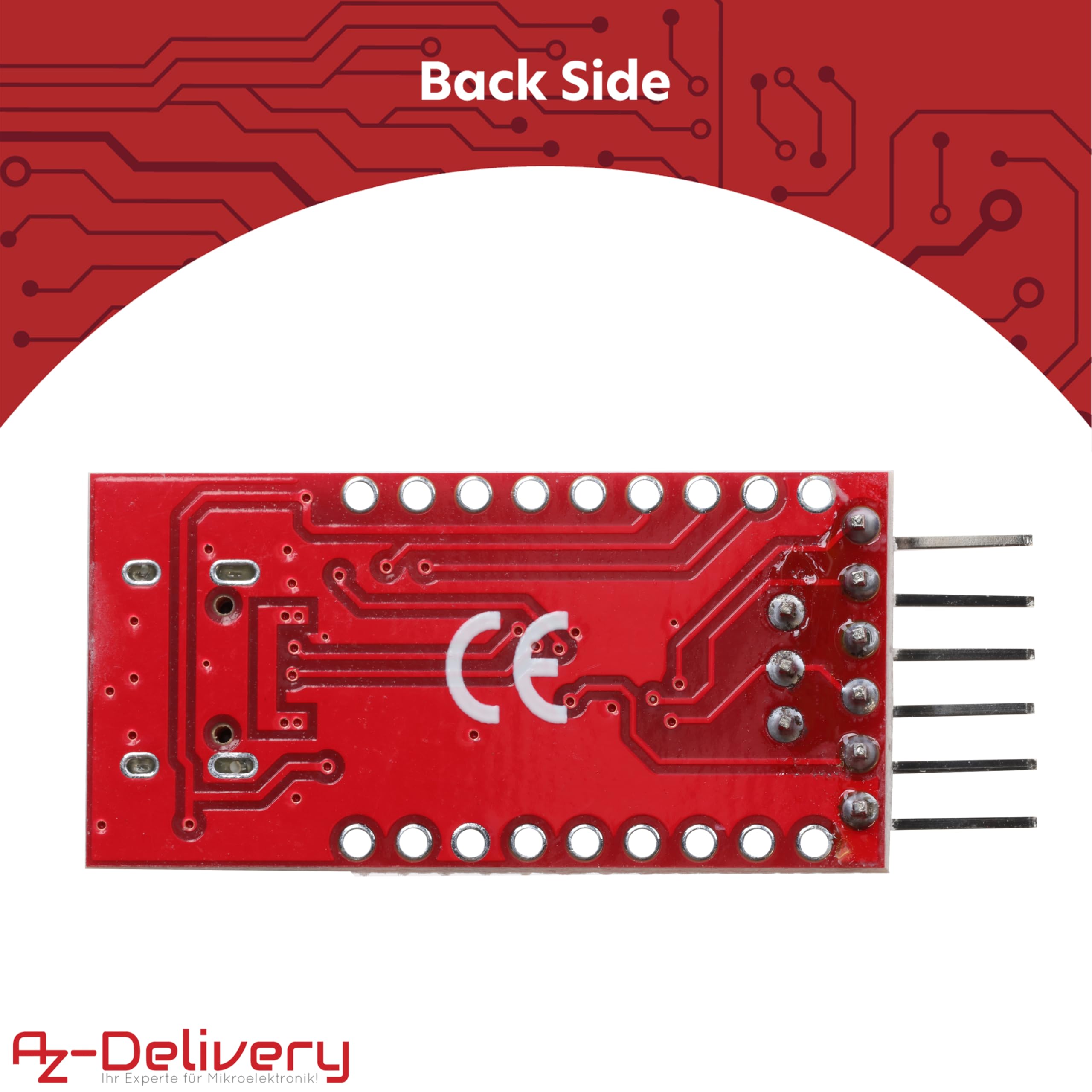 AZDelivery 1 adattatore seriale USB-C a TTL per 3,3 V e 5 V compatibile con FT232RL compatibile con Arduino con e-book!