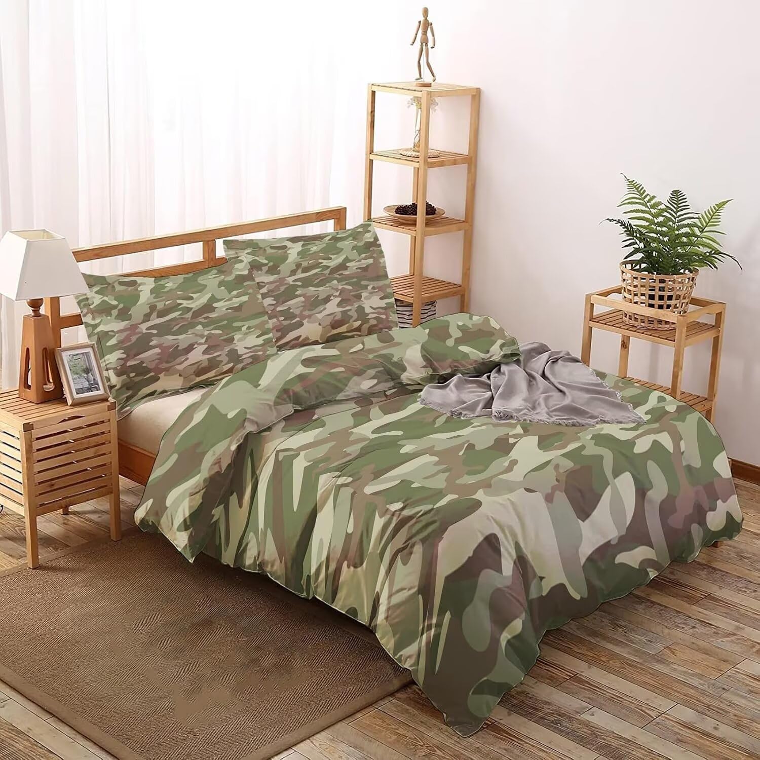 Bettwäsche 200x220 Camouflage Bettwäsche-Sets