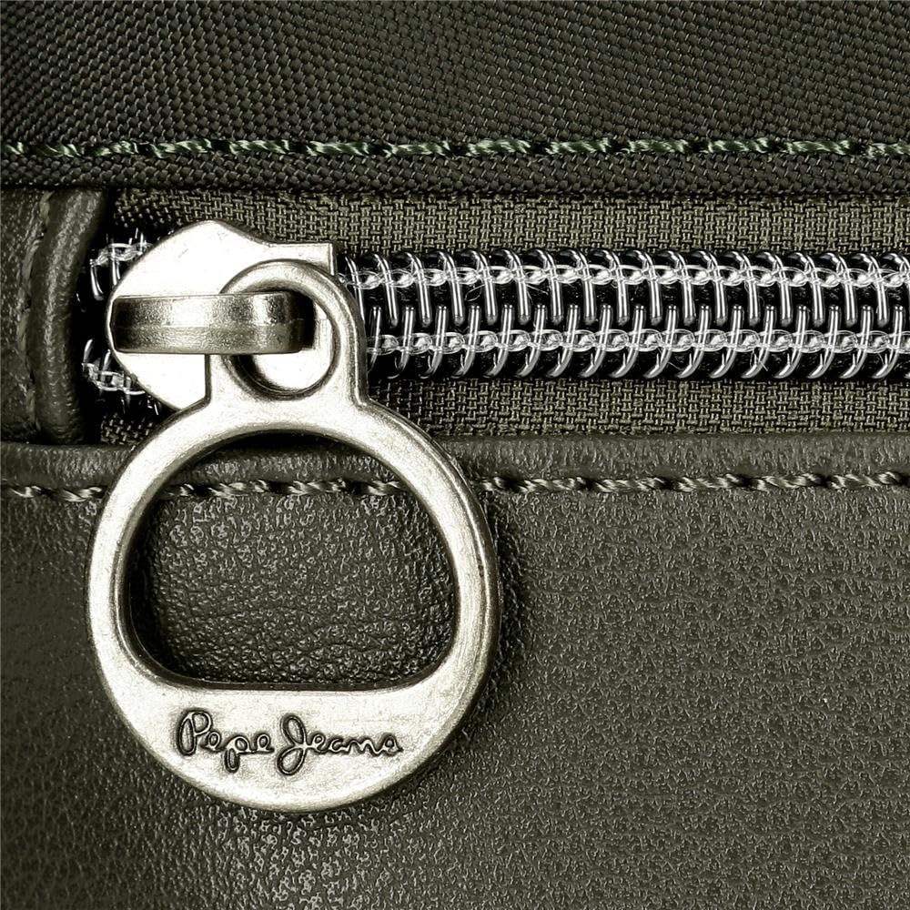 Pepe Jeans Christine, Neceser, bandoleras, organizar, Varios Compartimento, Fabricada en Poliéster y Detalles de Piel sintética. De Joumma Bags