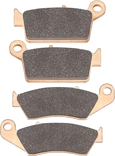 Pastillas de freno sinterizadas delanteras y traseras compatibles con Honda CR125 CR125R CR250 CR250R CR500 CRF230 XR250 XR400 XR600 XR650, Kawasaki