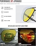 LUENX Aviator Sunglasses for Men Pilot Polarized | UV400 & Anti-Glare Driving