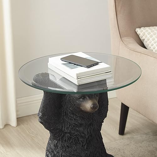 Miniatura 7 de Powell Muebles Barney Bear, mesa decorativa marrón oscuro