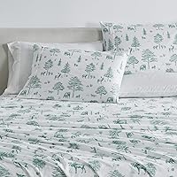 Vista 83 de 4-Piece Full Size Stripe Microfiber Sheet Set - Ultra-Soft, Brushed Bedding Sheets & Pillowcases - Wrinkle Free, Comfortable, All-Season Bed Sheets