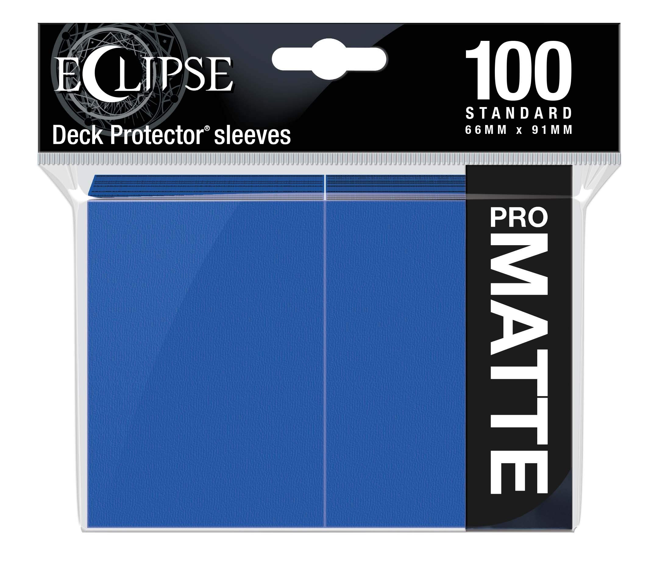 Ultra ProEclipse Standard Matte Sleeves 100 Pack - Pacific Blue
