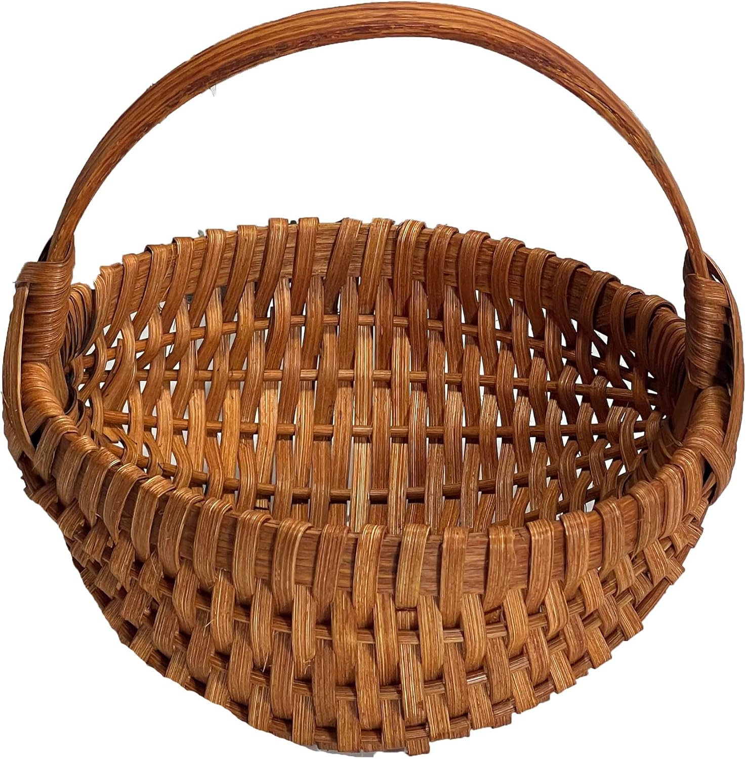Amish Handmade Medium Melon Basket (NATURAL)