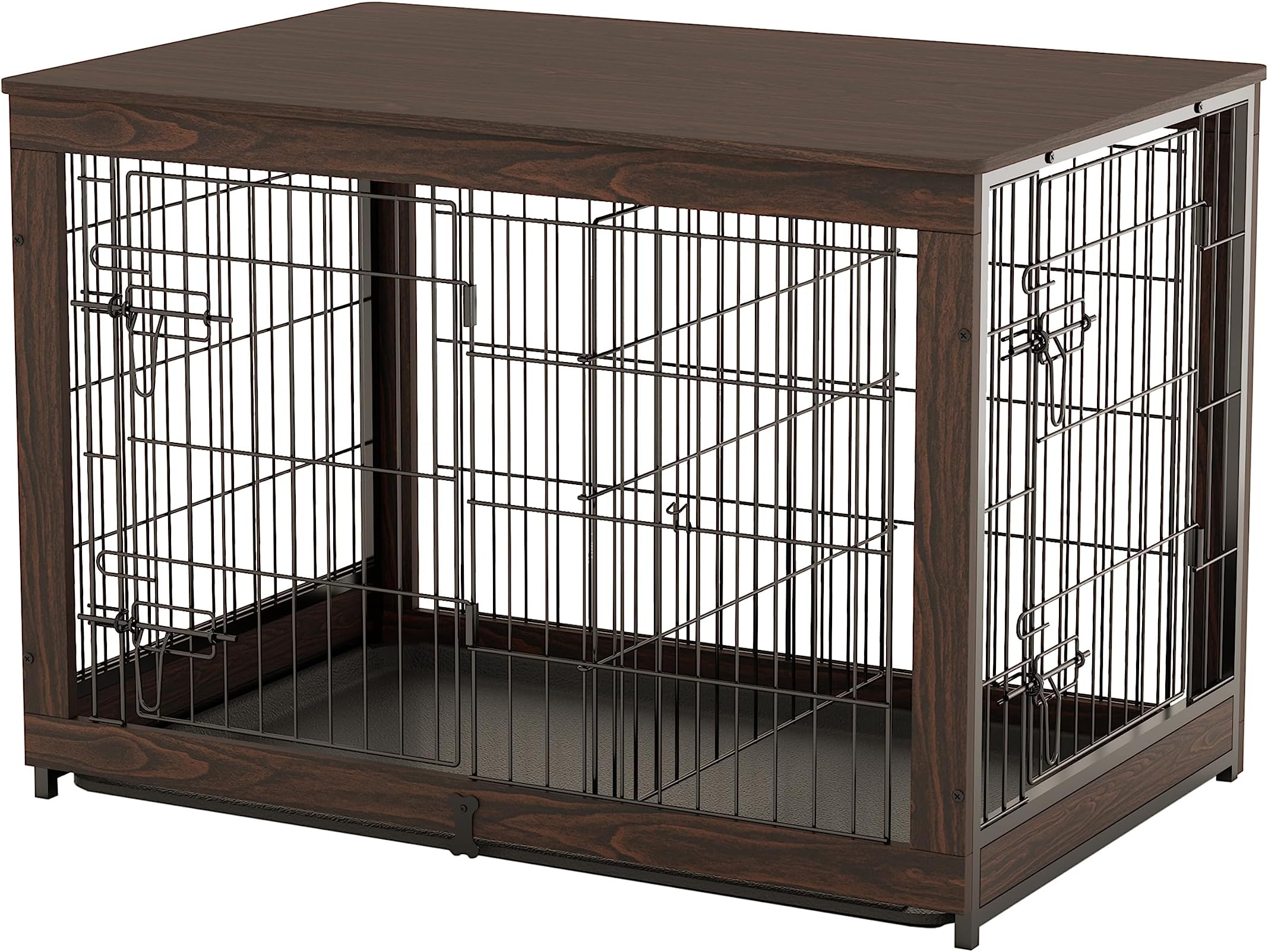 unipaws Furniture Style Dog Crate for Medium Dogs, Indoor Aesthetic Puppy Kennel