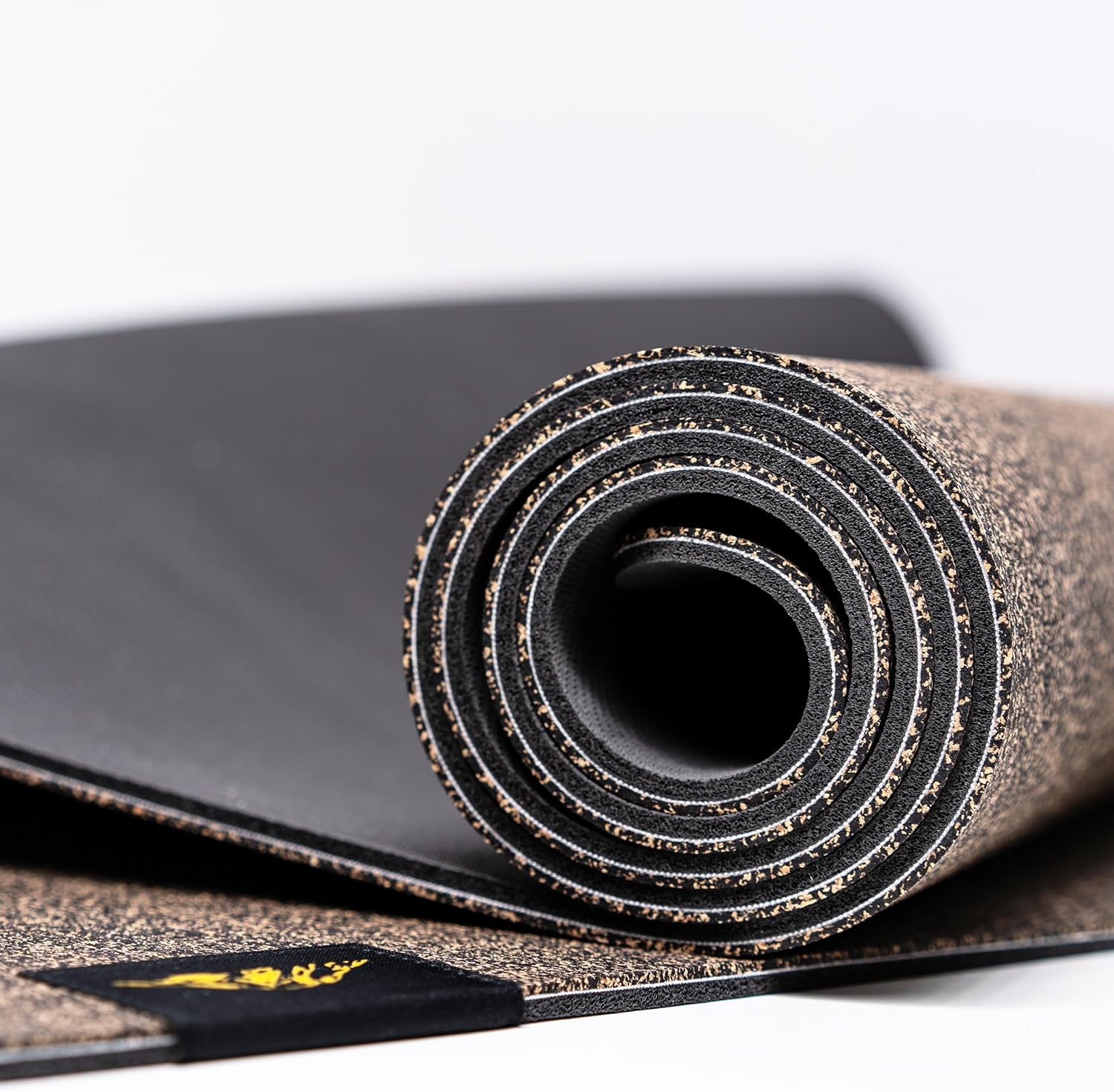 Mount Adams 4-Pack Granite XL Heavy Yoga Mat, 72” x 26” Cork and Natural Rubber Exercise Mat, 5mm Thick Workout Mat, Wet or Dry Non Slip Mat, Heavyweight Extra Large Gym Mat for Fitness or Pilates