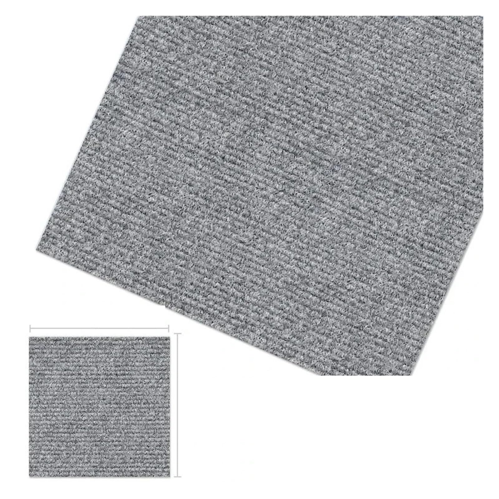 Rutdcjkne Gray-30X30cm Carpet Tiles Peel And Stick, Self-Adhesive Carpet Tiles 30X30cm 20/40 Pcs Multicolor(,40Pcs)
