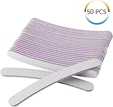 Forever Speed 50 x Professional Nail Files 100/180 Double Sided Manicure File Purple White