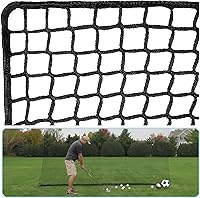 IUZEAI Heavy Duty Golf Practice Net - 10x10/10x15/10x20ft Nylon Hitting Net for Golf, Baseball, Soccer Backyard Barrier