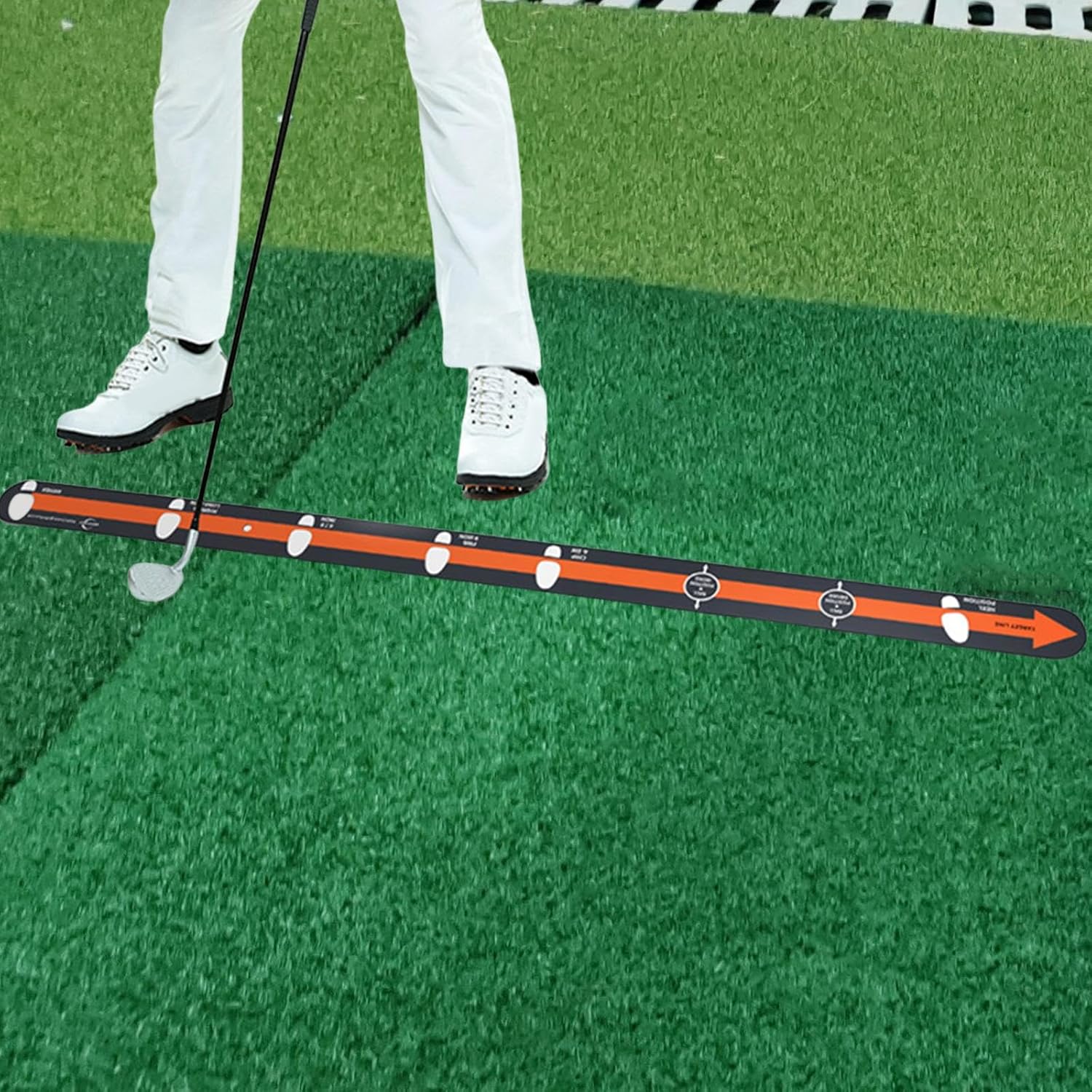Golf Practice Putting Posture Correction Improve Balance Putter Straight Ruler Golf Training Aid for Games Golfer Enthusiasts