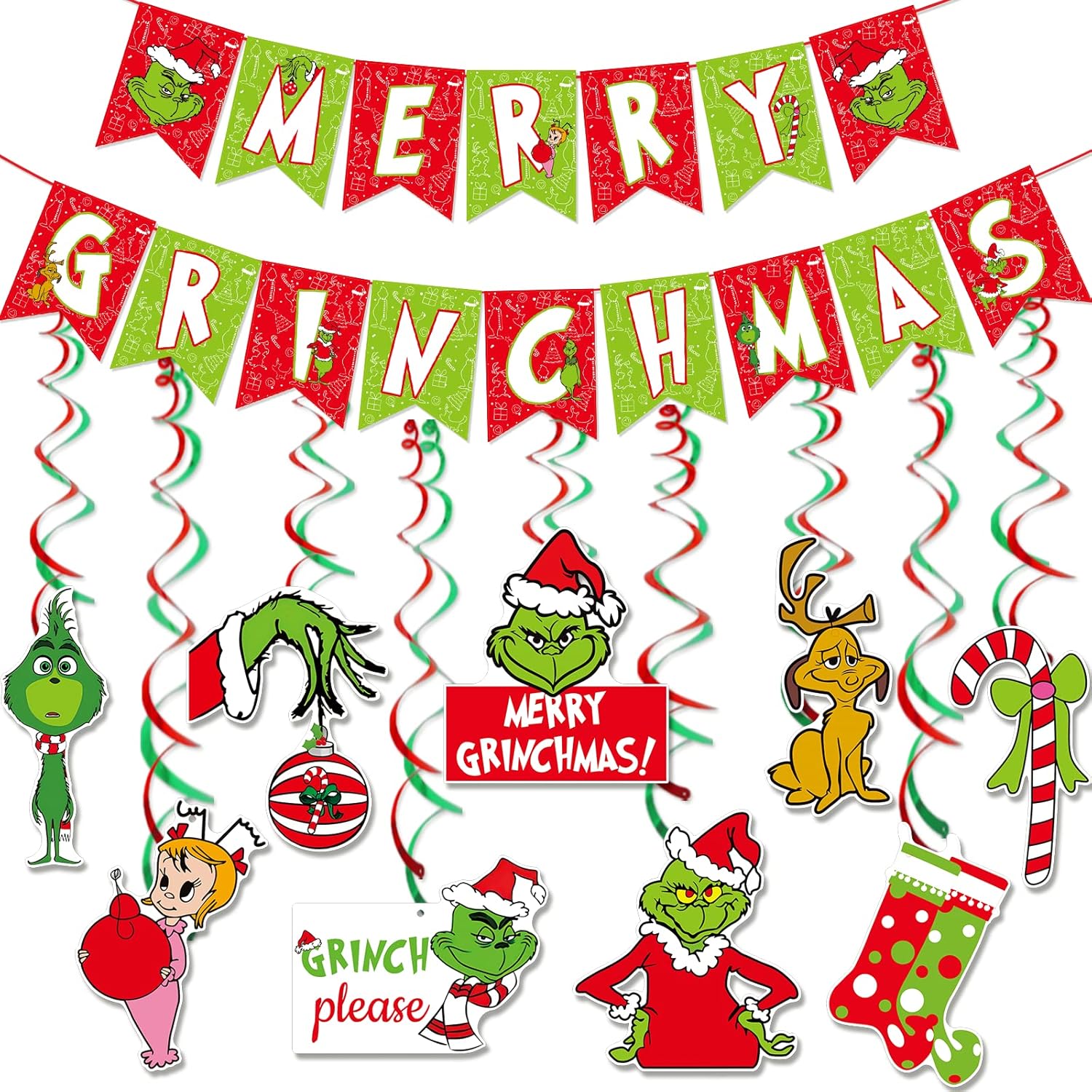 Merry Grinchmas Party Decorations The Grinch Christmas