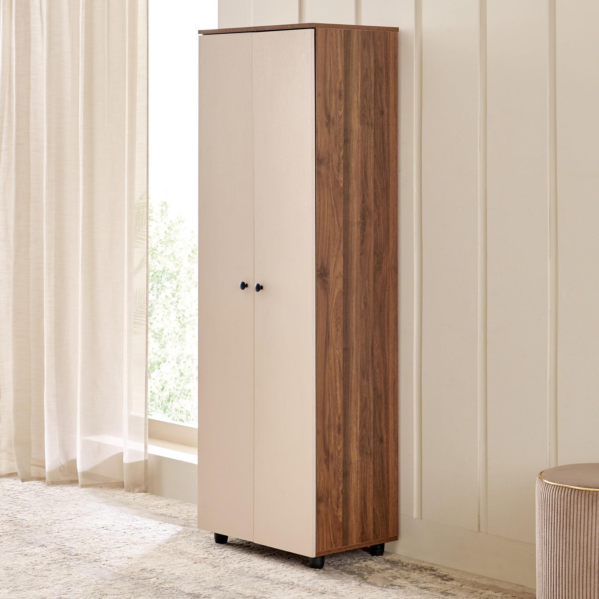 Home Centre Addison 20 Pair Shoe Cabinet - Walnut-image-38