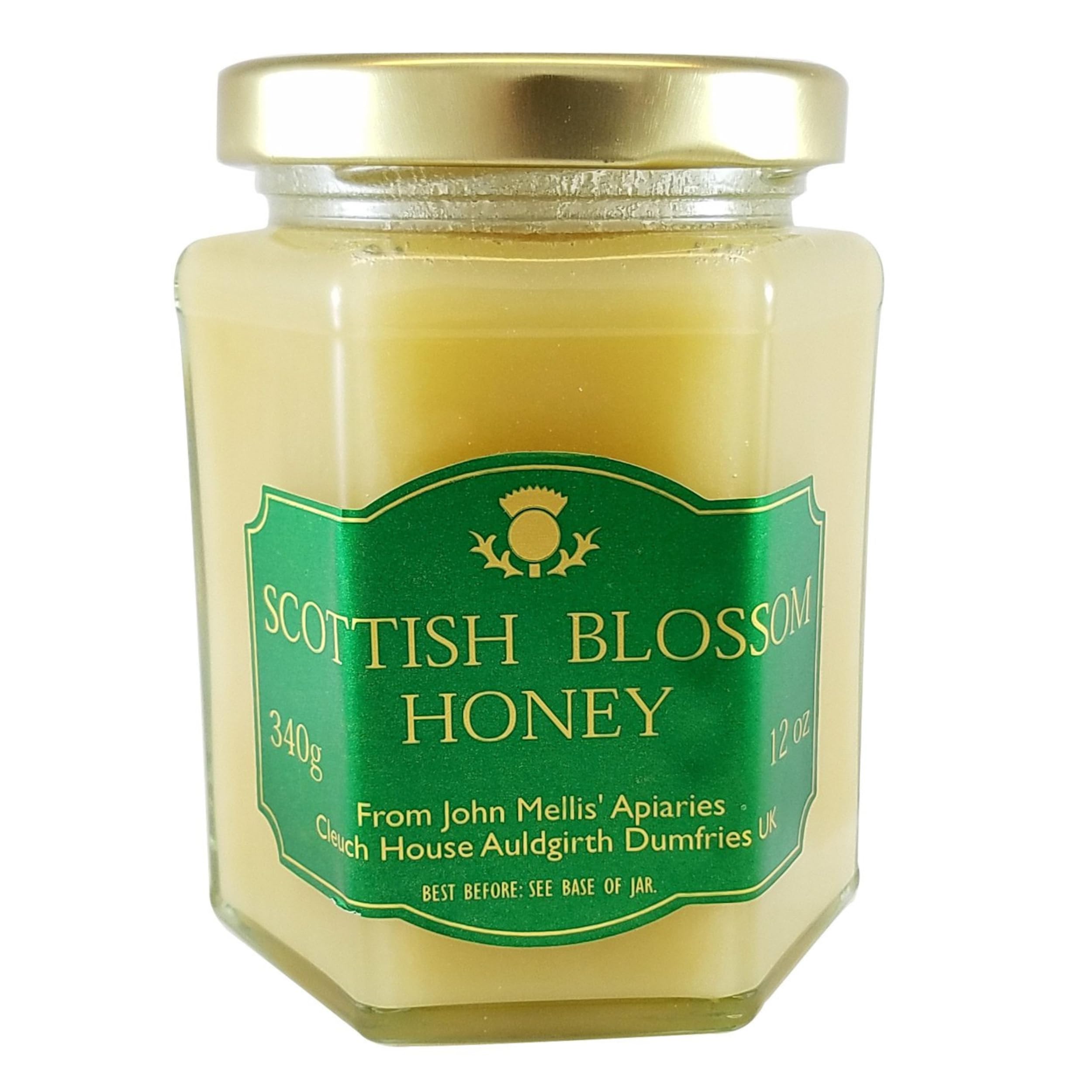 Scottish Honey, Scottish Blossom Honey, 12 Ounce Jar