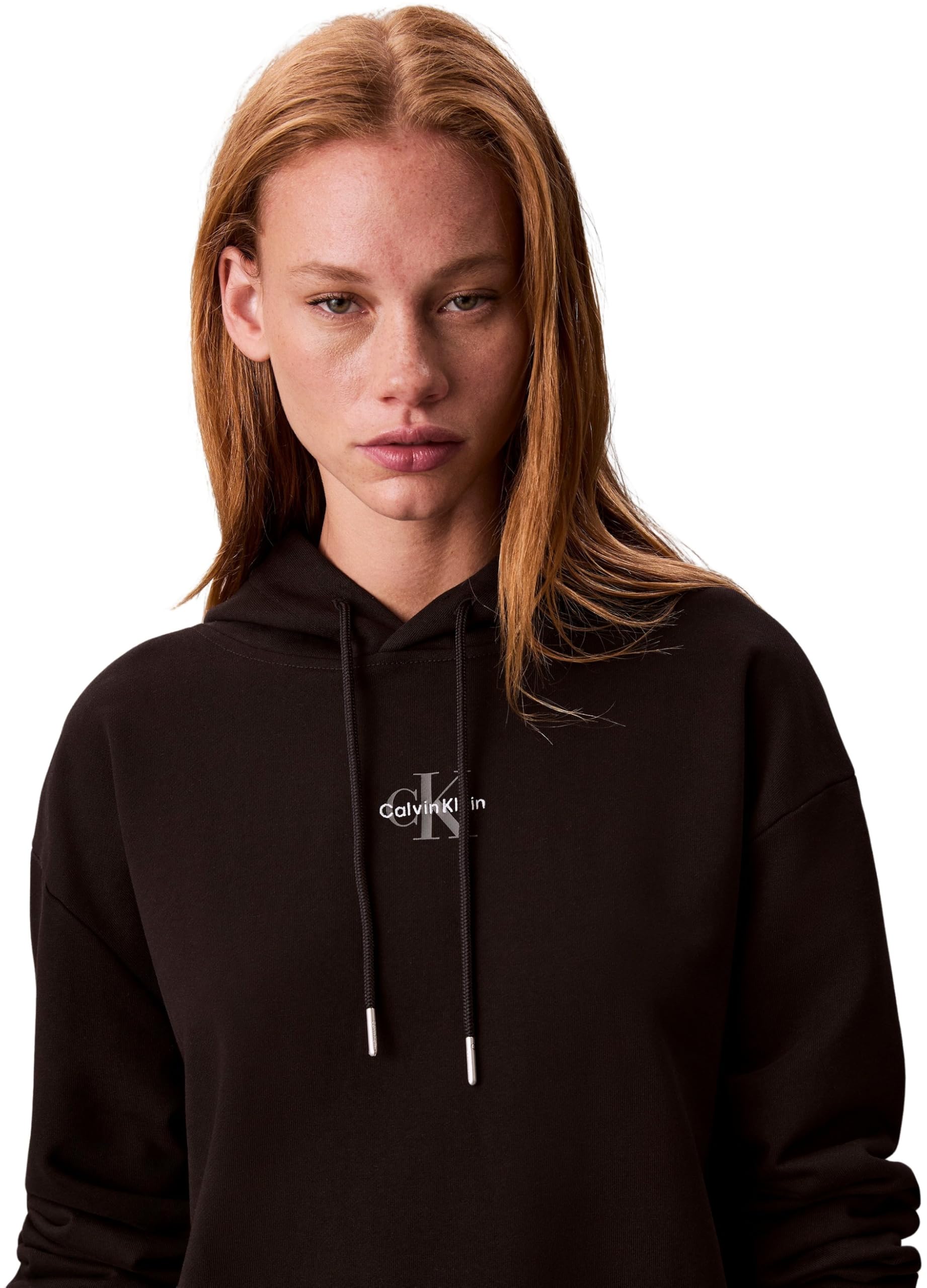 Calvin Klein Sweat à Capuche Femme Premium Terry Long