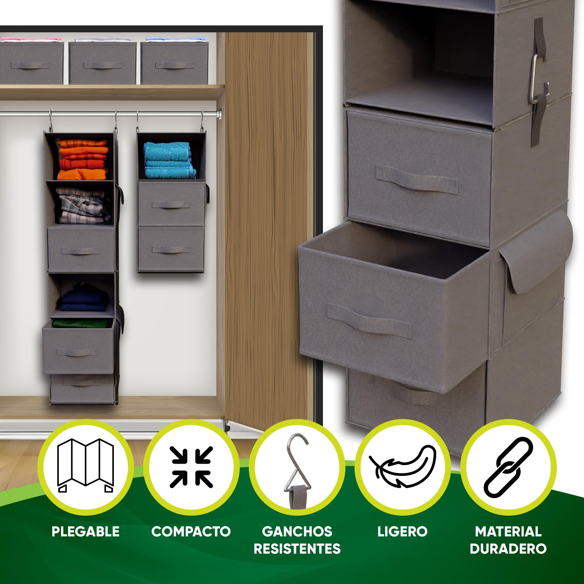 Organizer armadio appeso