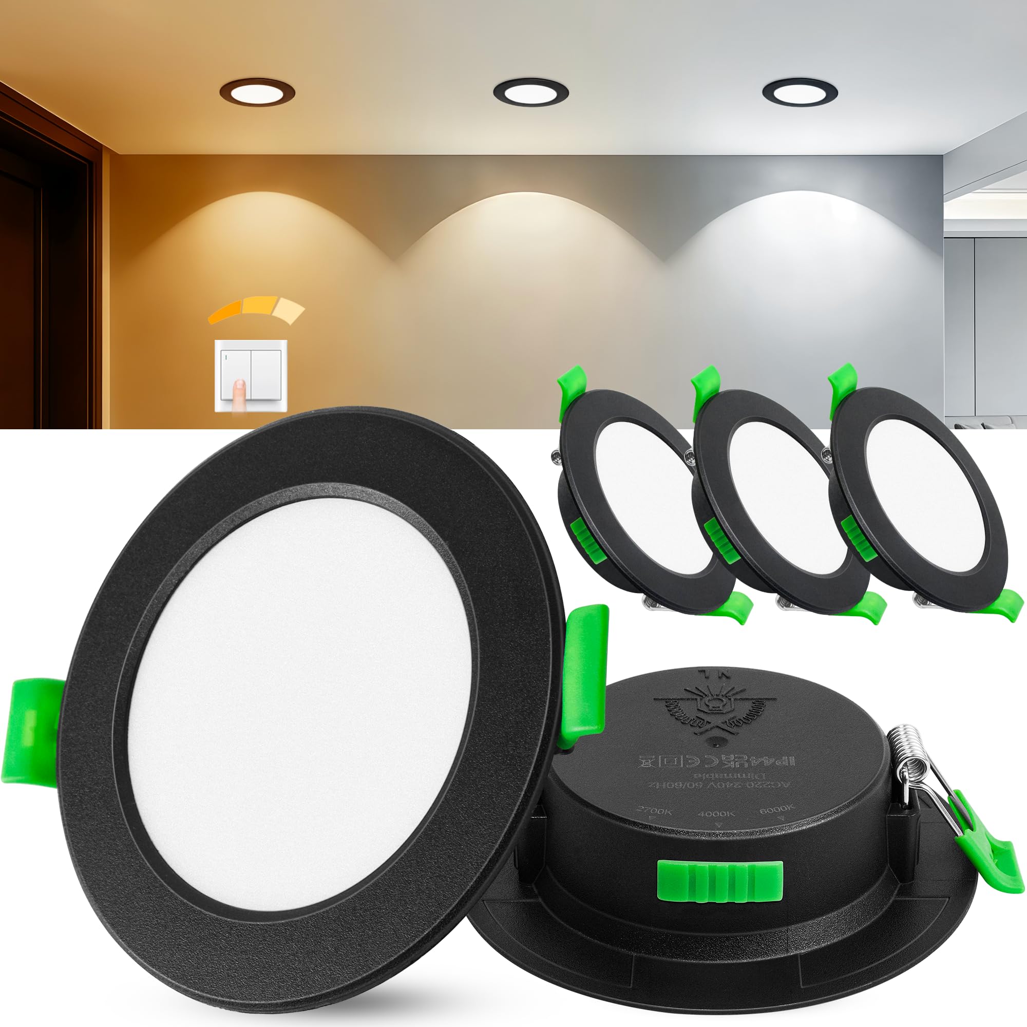 Laiebri LED Einbaustrahler 230V E106CAW