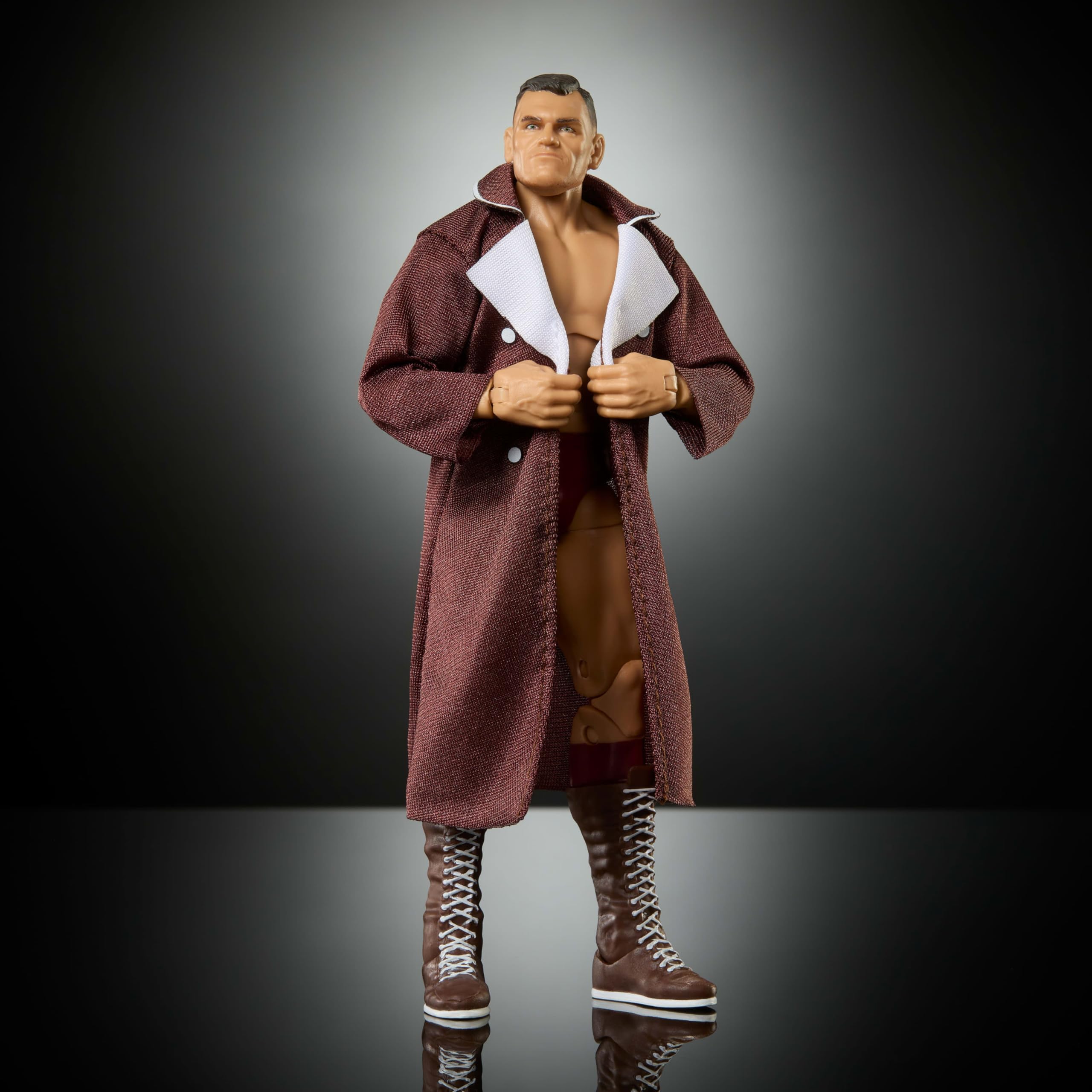 Mattel WWE Elite Action Figure & Accessori, Serie #121, Gunther da collezione da 6 pollici con 25 punti di articolazione e mani intercambiabili