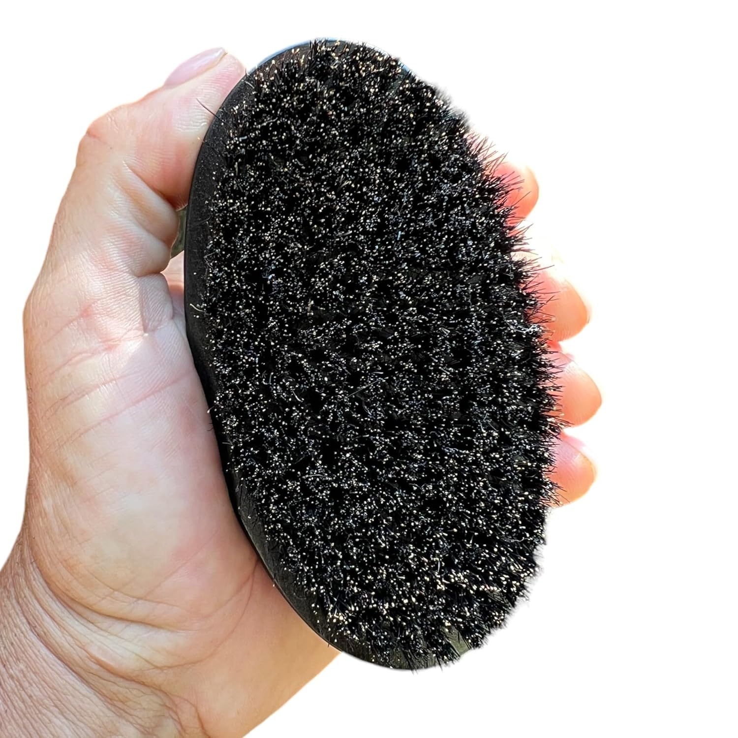 THE MAGNANIMOUS BOAR'S HAIR BRISTLE BRUSH (REAL WOODEN HANDLE) - EXFOLIATES, STYLES, & PROMOTES GROWTH - THE BEST BOAR'S HAIR BRISTLE BRUSH ON THE PLANET, ZEUS APPROVED!