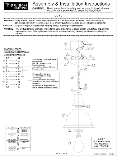 Miniatura 8 de Progress Lighting P5078-09 - Colgantes Madison, 7-12 pulgadas de diámetro x 8 pulgadas de alto, níquel cepillado
