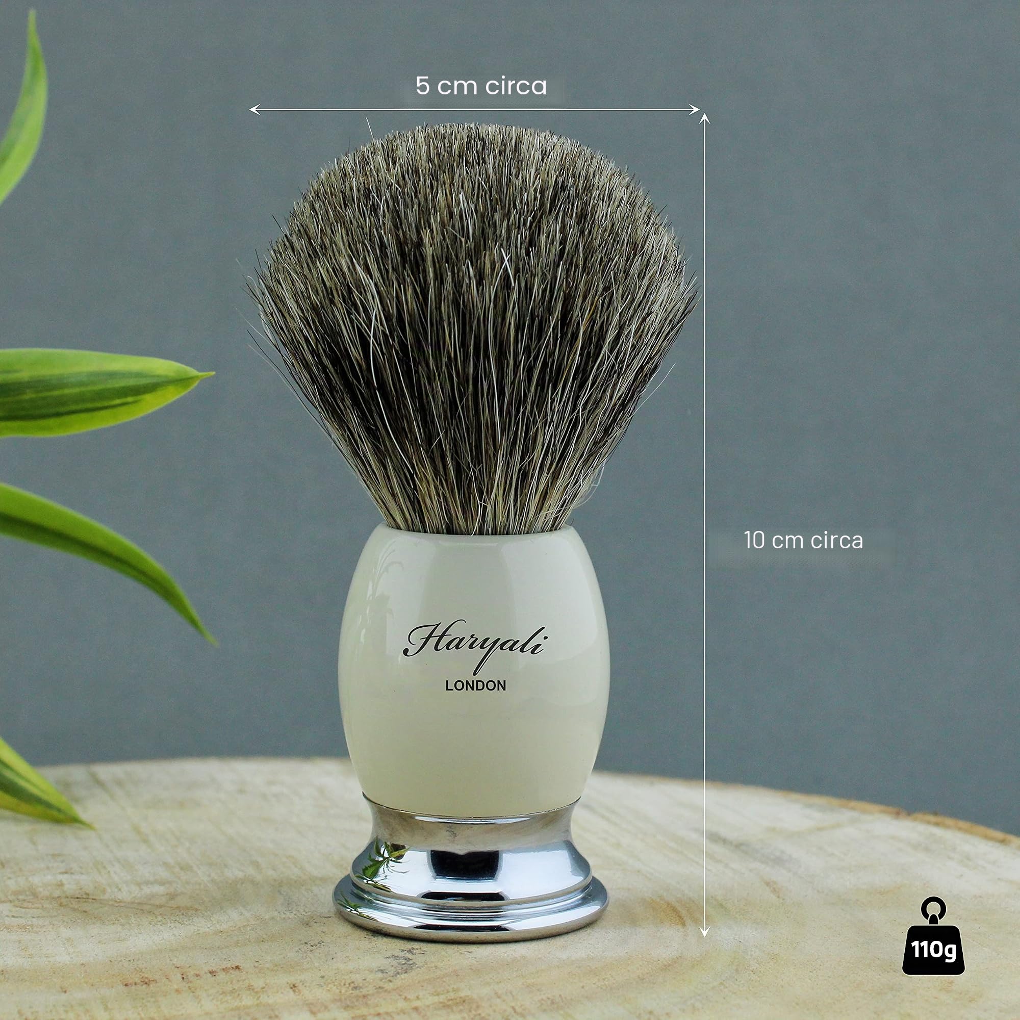 Uomo Depilazione Rasatura Kit Tasso Capelli Pennello da Barba & 3 Design Rasoio da Uomo Natale Regalo Natalizio con Viaggio Depilazione Custodia