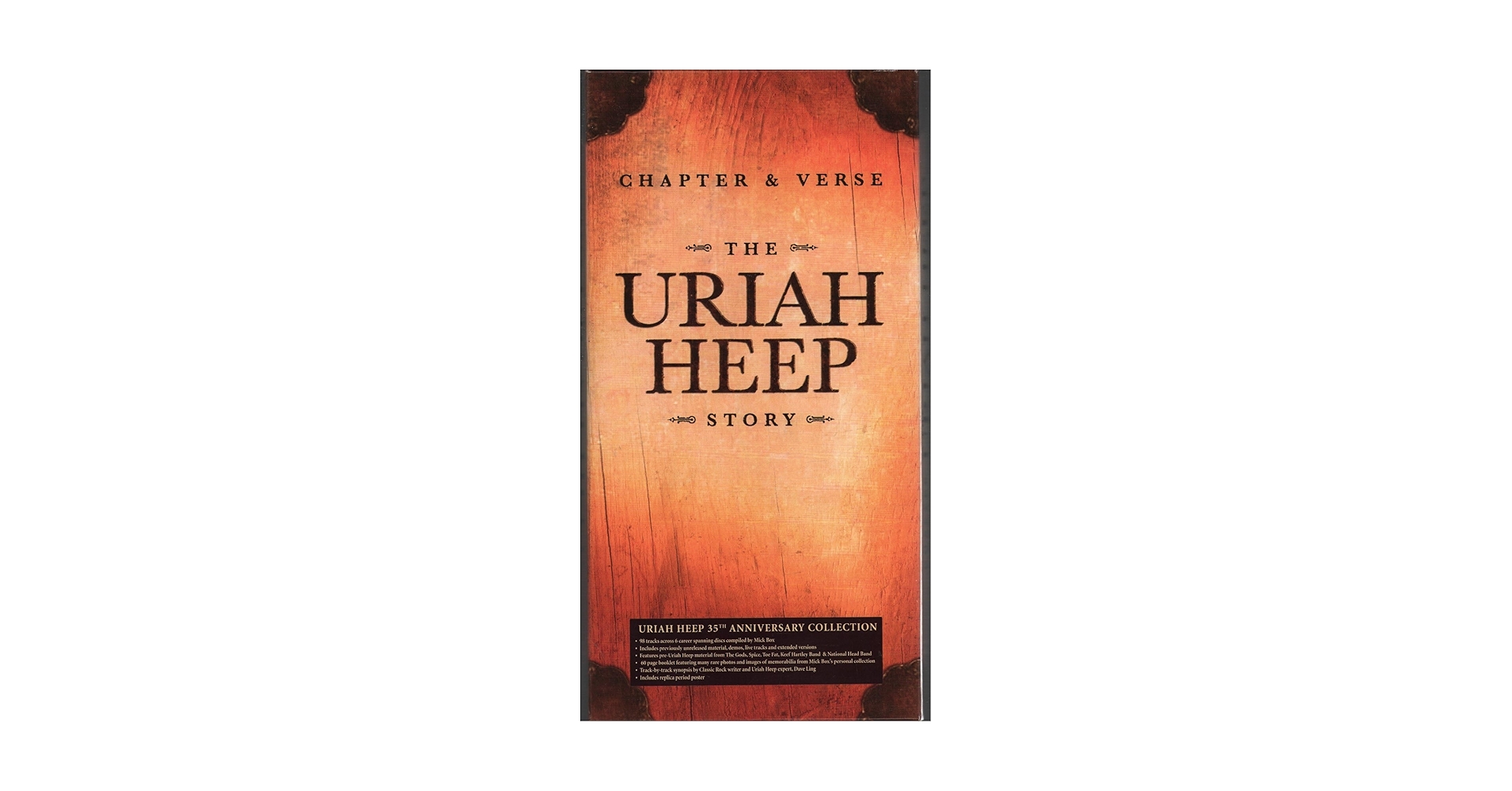 新品未開封 廃盤 BOX URIAH HEEP CHPTER & VERSE Uriah Heep - Chapter & Verse: The Uriah Heep Story - Amazon.com Music