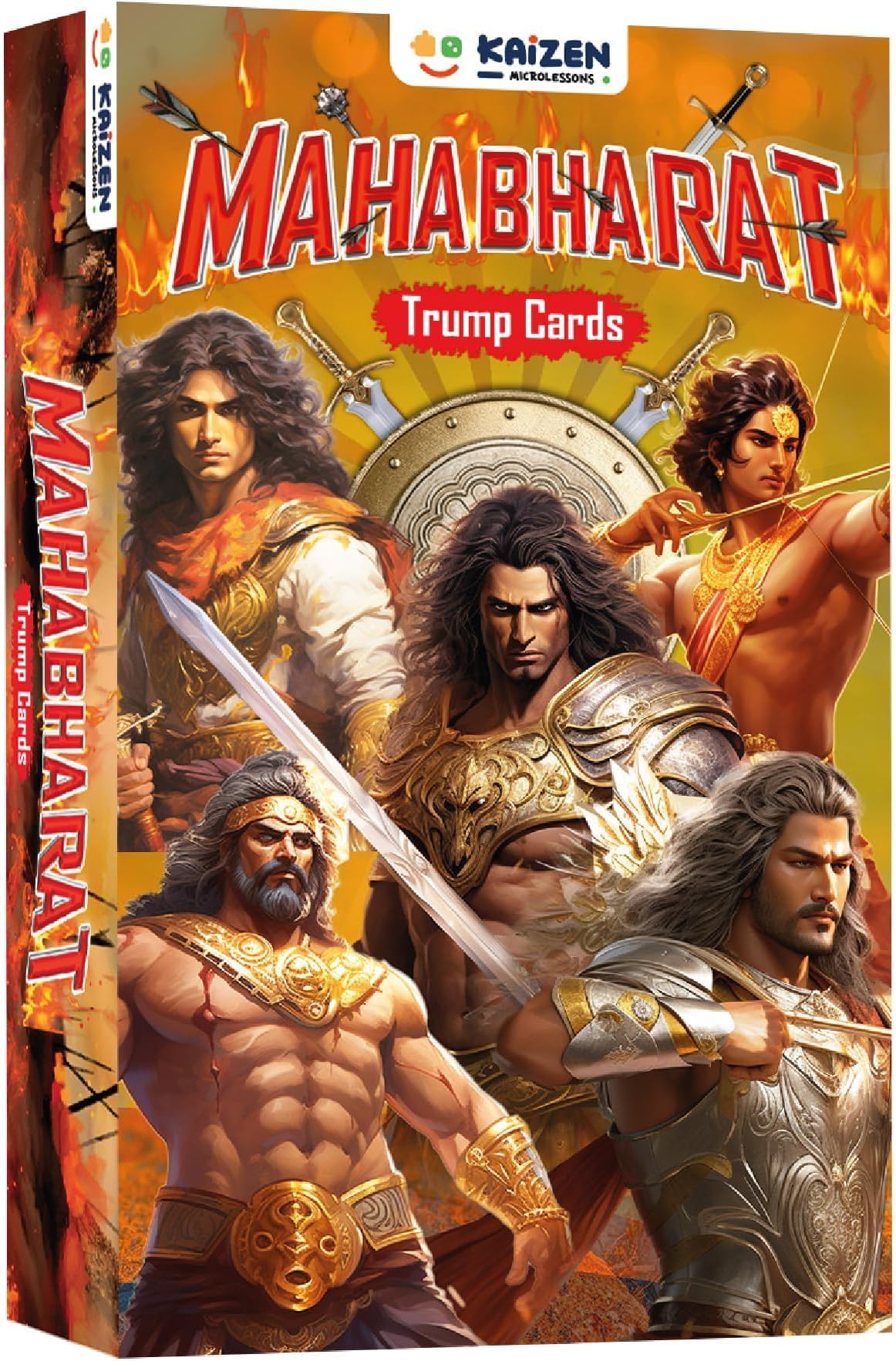 Mahabharat Trump Card Game for All Ages. Learn Indian Culture and Heritage While Playing