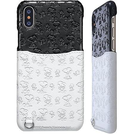 Amazon Co Jp ポケット スヌーピー Iphone Xs ケース 手帳型 スマホケース 耐衝撃 ピーナッツ スヌーピーエンボス黒 578 並行輸入品 家電 カメラ