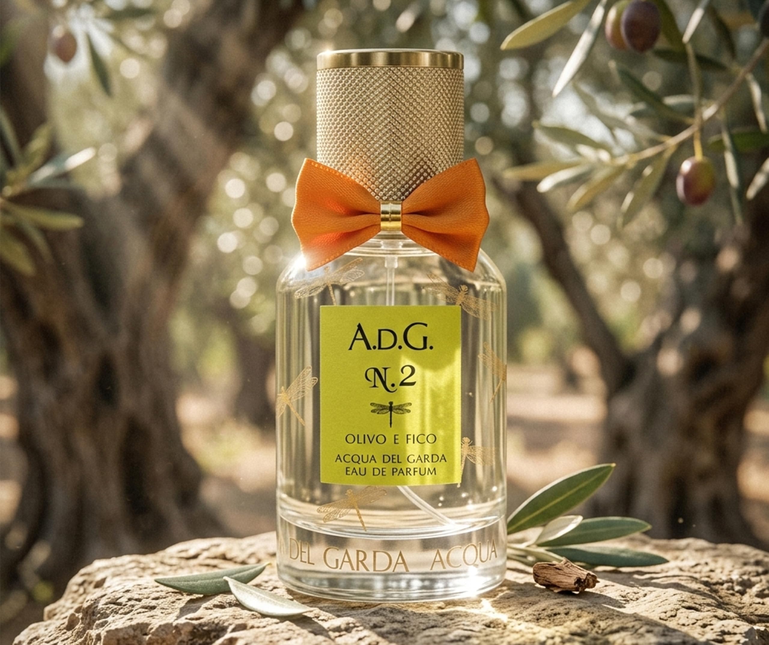Acqua del Garda ADG N.2 Olivo e Fico Eau de Parfum 50 ml – Profumo Unisex Fresco e Naturale – Fragranza al Fico e Note Verdi Ispirata al Lago di Garda – Made in Italy
