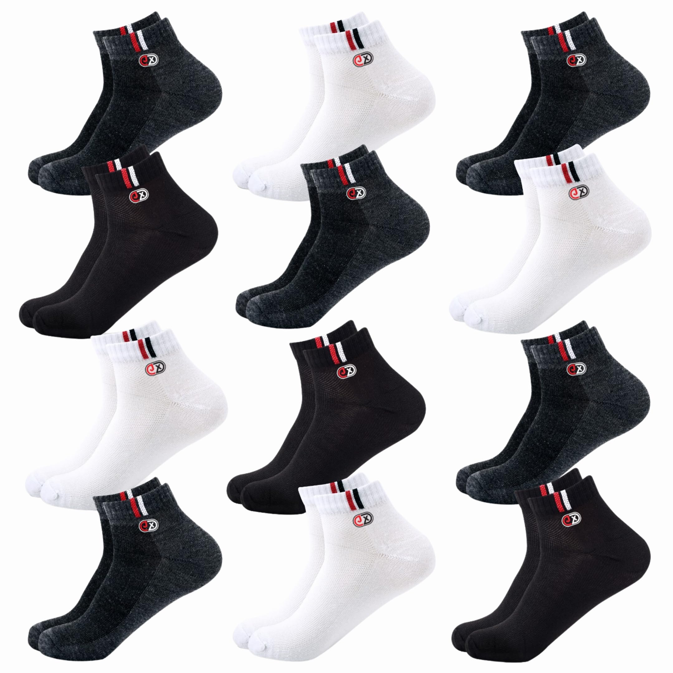 jemox Supreme Comfort and Style: Premium Cushioned Ankle Socks for Lasting Durability-picture-19