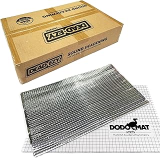 Dodo Mat Dead-EZY Sound deadening mat, 40 Sheets, 40 sq.ft (3.7sq.m), car & Van Sound proofing, Vibration Damping