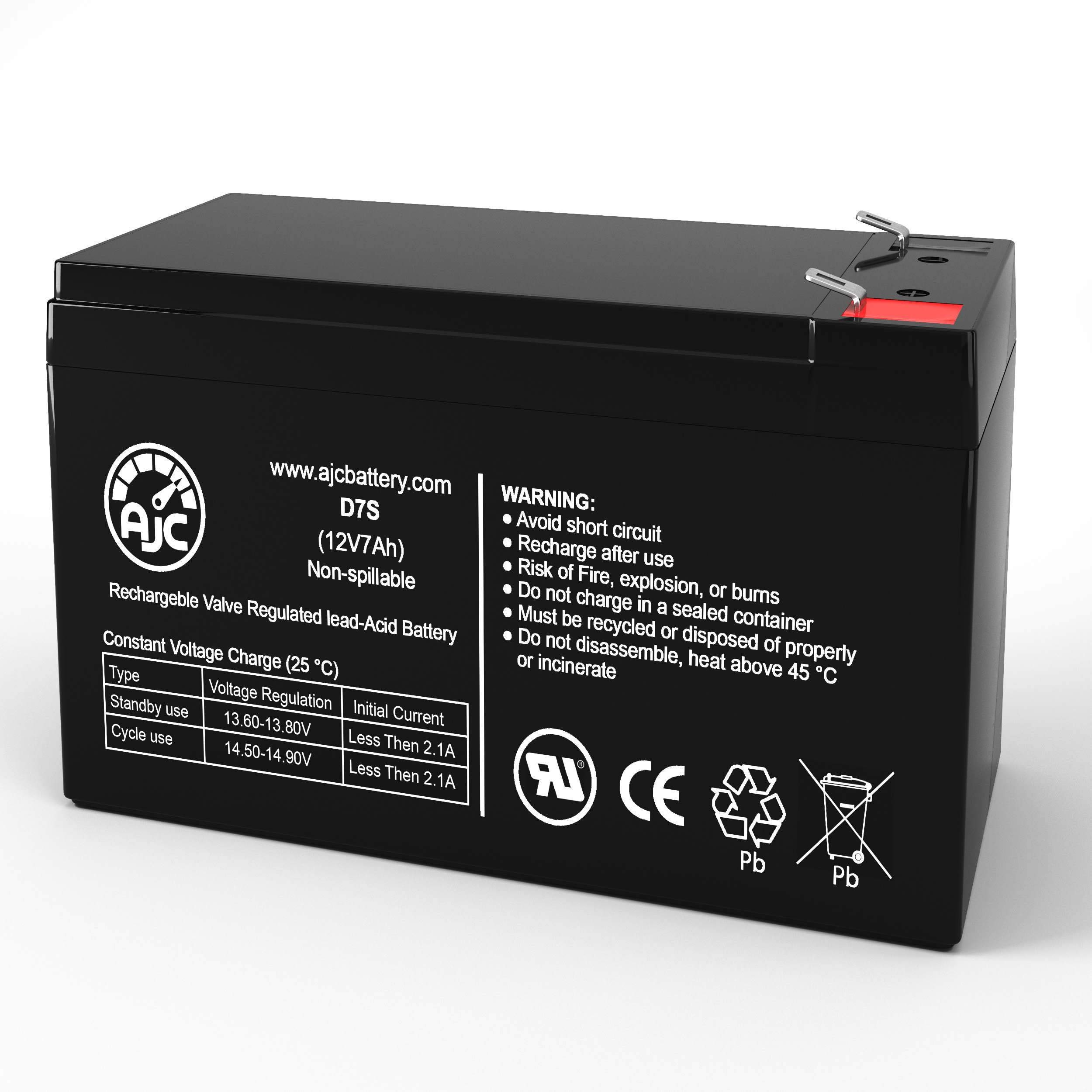 AJC Battery Compatible with APC Smart-UPS SC 420VA SC420 12V 7Ah UPS Battery