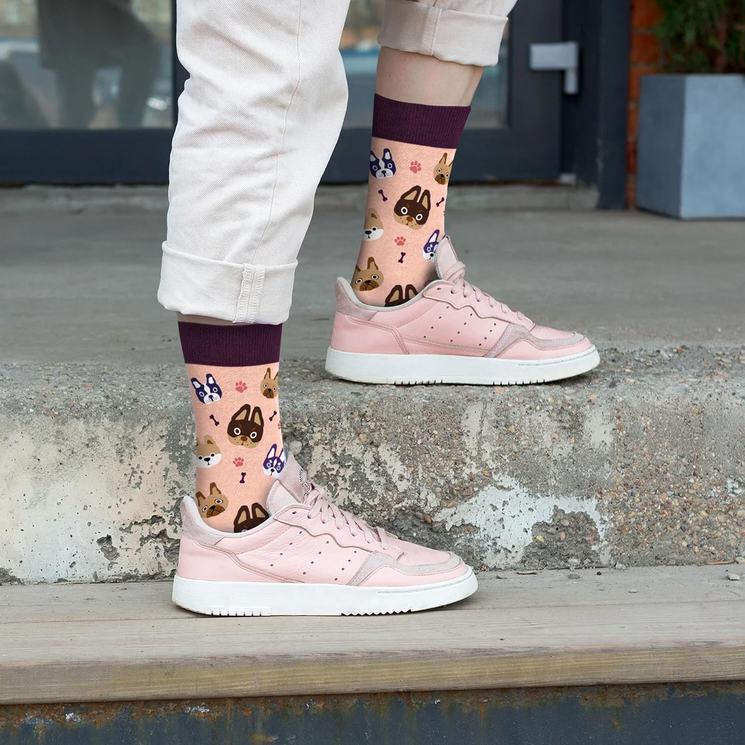 VICRAZY Funny Gifts For Men, Women – Dog Sock For Dog Dad Mom - Mother Day Gift, Father Day Gifts, Christmas Stocking Stuffer - Image 4