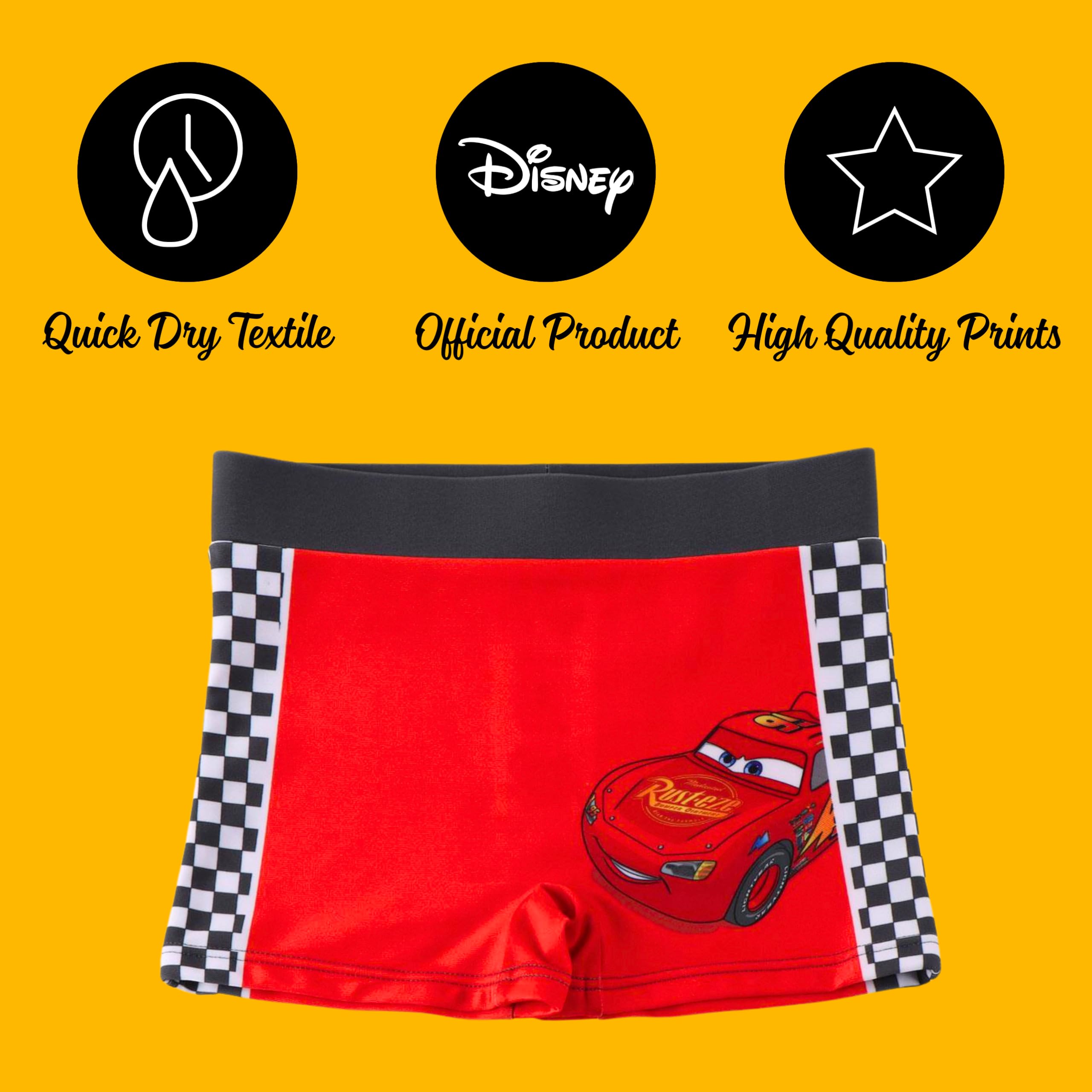 Disney Pixar Cars Bañador para Niño, Shorts Baño Boxer, Bañador de Natación Infantil, Tallas 3 a 8 Años — view 4