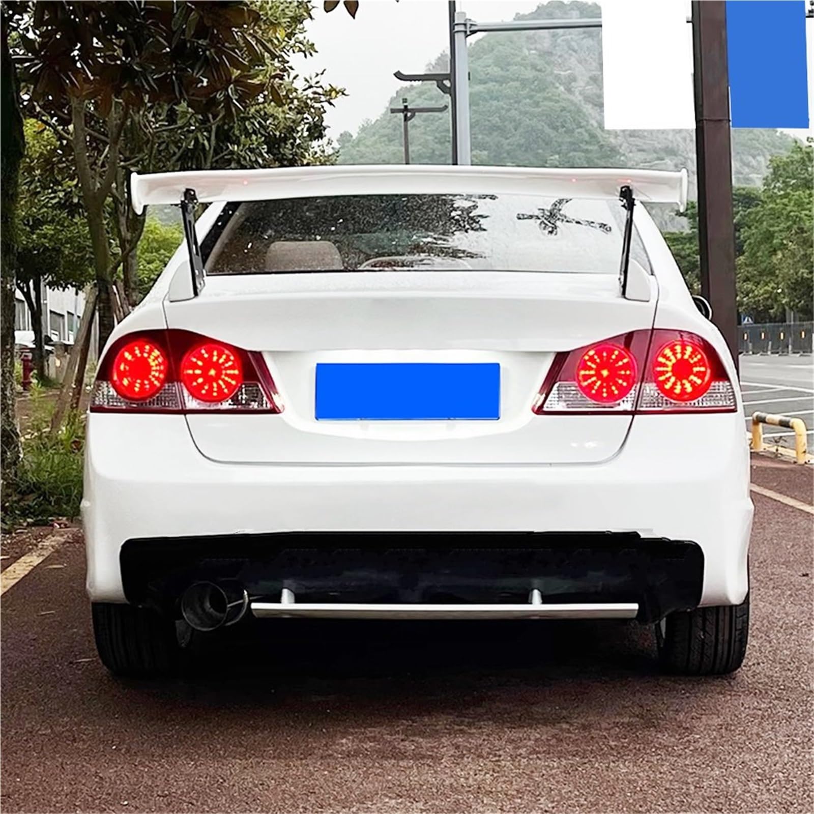 Spojlery tylne Do Honda CIIMO 8. Civic TYPE-R Spojler samochodowy | Spoiler Bagażnika Samochodu Skrzydło Powietrza Skrzydło Dekoracja Nadwozia Na Zewnątrz