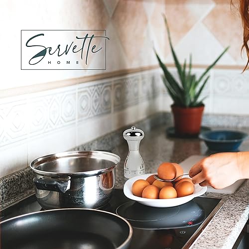 Miniatura 3 de Temporizador de huevos - Temporizador de cocción con alarma mecánica - Temporizador de molino de pimienta