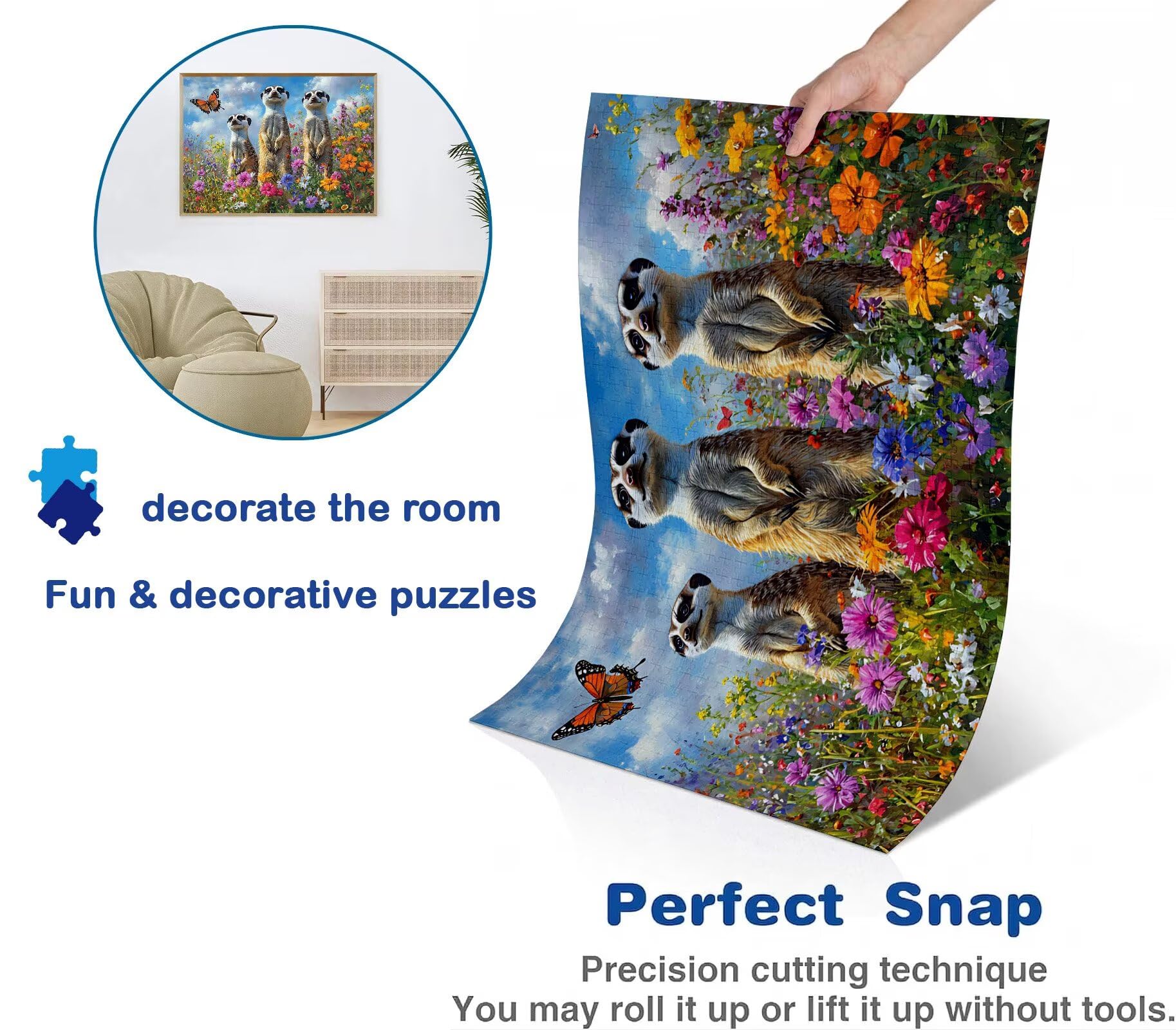 Puzzle 1500 elementów, drewniane puzzle dla dorosłych – Impossible Puzzle 87 x 57 cm niffy gra myśleniowa i łamigłówka dla kobiet i mężczyzn, gra rodzinna, dekoracja domu, prezent dla kobiet