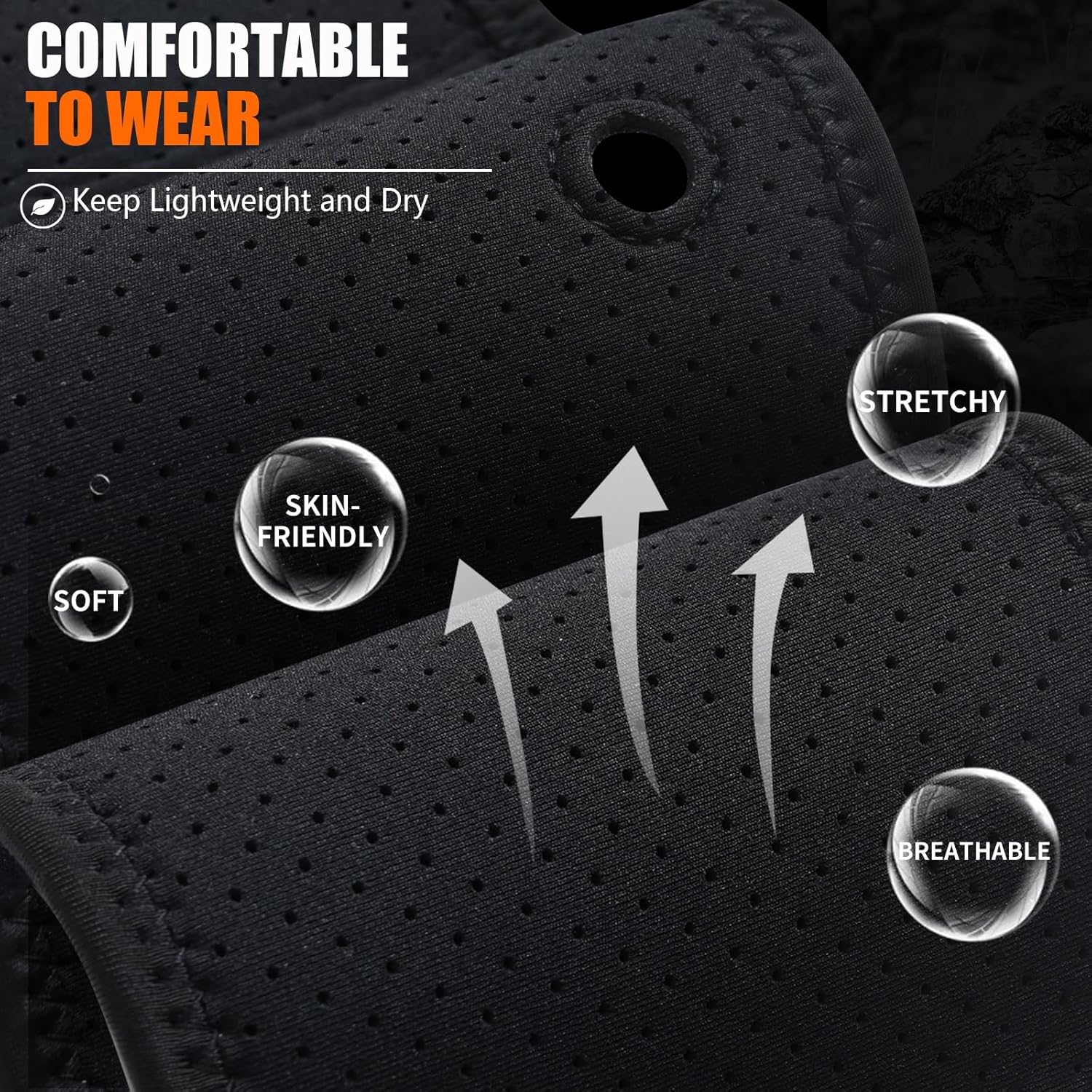 Belly Band Holster - Gun Holster for Men and Women with Zip Pocket, Comfortable Neoprene Gun Belt Holster for Glock 17-43X, Taurus, Ruger LCP, M&P Shield for Most Pistols and Revolvers - Image 8