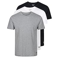 Reebok Santo Magliette Uomo in Cotone – Pack da 3 T-Shirt Uomo Firmate | Abbigliamento