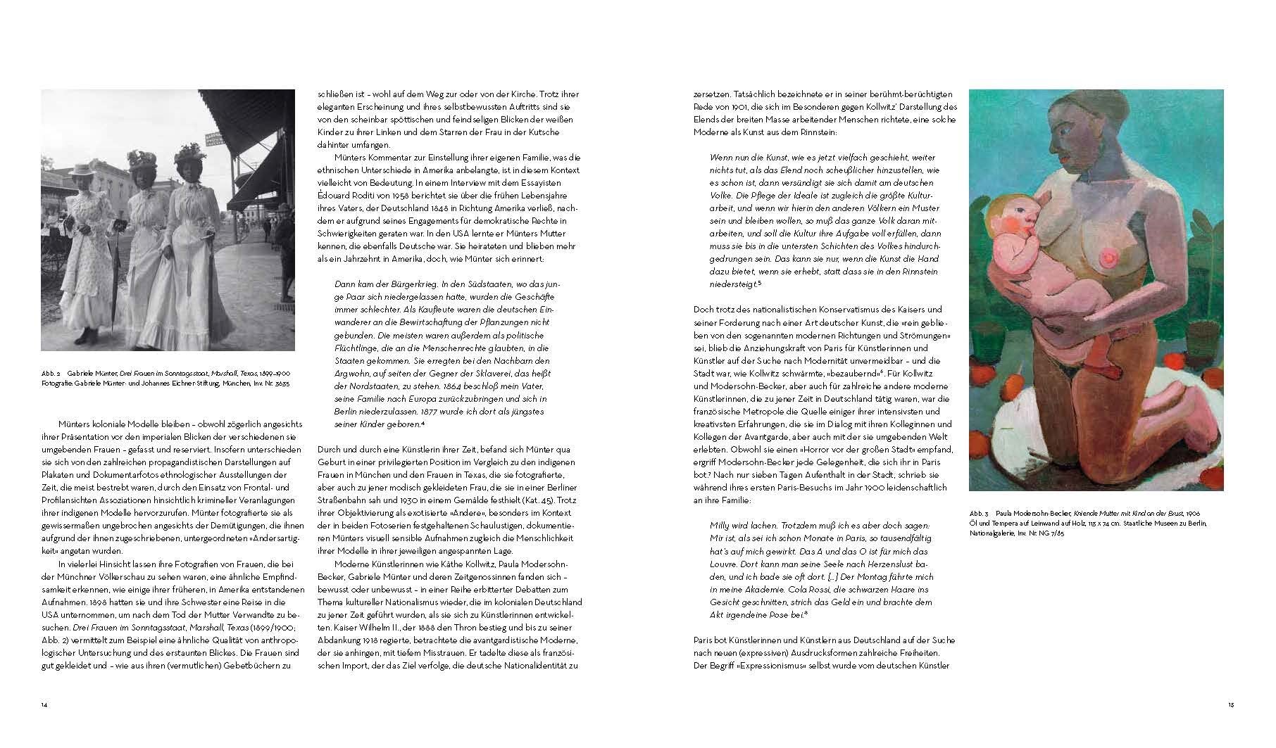 Pionierinnen der Moderne: Paula Modersohn-Becker, Käthe Kollwitz, Gabriele Münter, Marianne von Werefkin, Ottilie Reylaender, Jacoba van Heemskerck, Erma Bossi