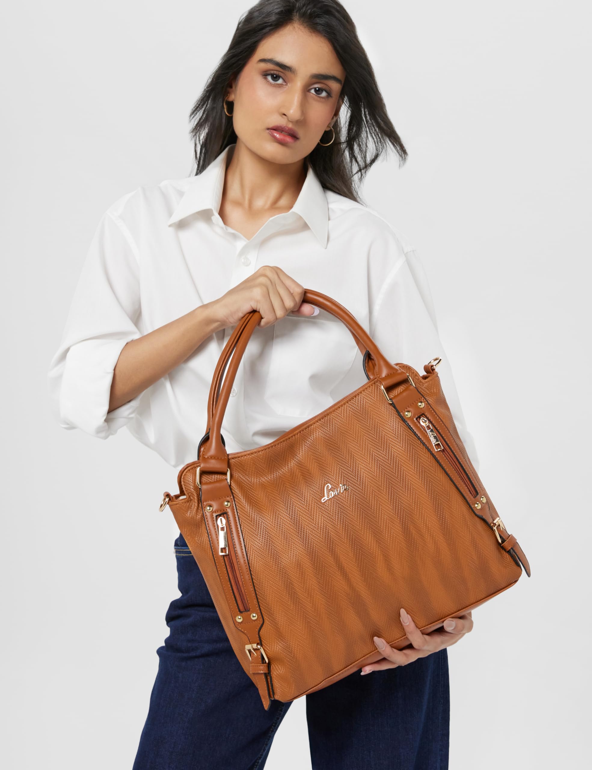 Lavie Women's Faroe Satchel Handbag for Women | Satchel Bag for Work | Ladies purse | Stylish Shoulder Bag | Gift For Women