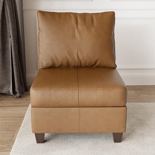 EASE MOOSE Armrest Module for Modular Sectional Sofa, Faux Leather