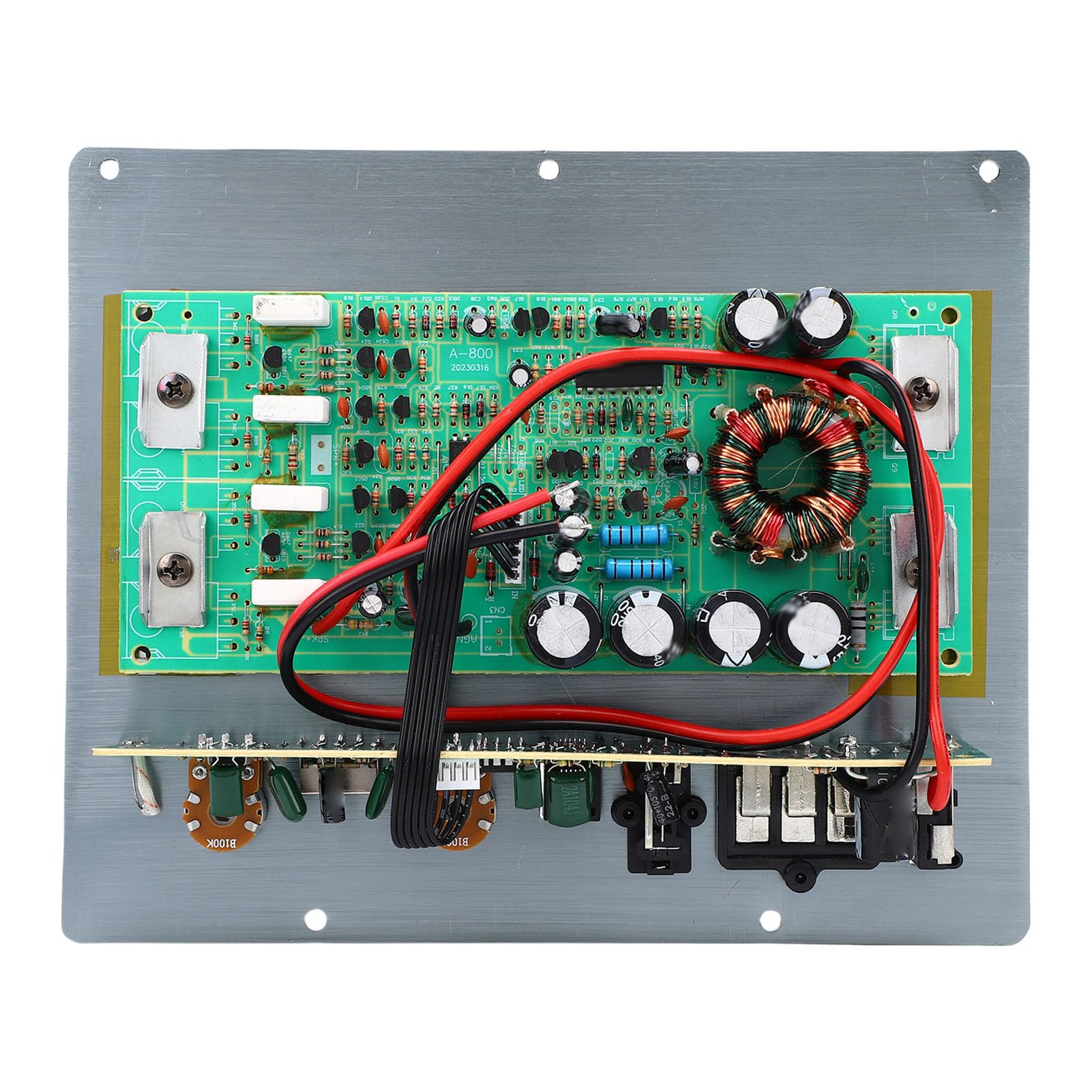 Placa Amplificadora de Coche con Disipación de Calor Rápida de Alta Potencia para Subwoofers de 8-12 Pulgadas Estructura de Aleación de Aluminio