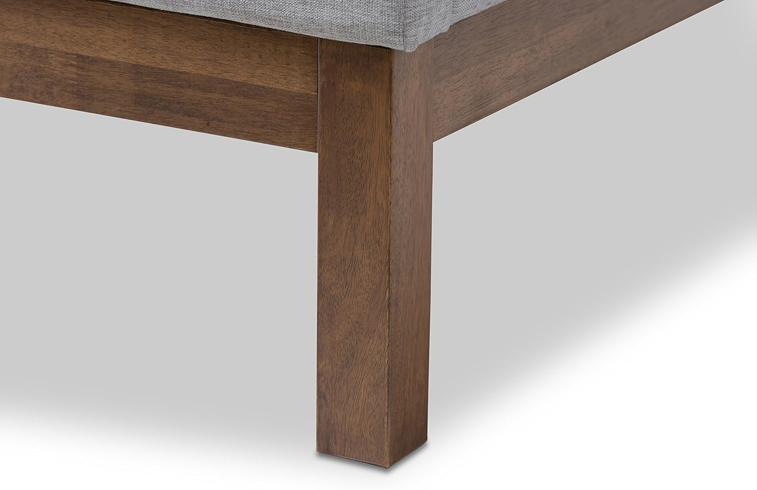 Baxton Studio Chartres Storage Platform Bed, Twin, Greyish Beige