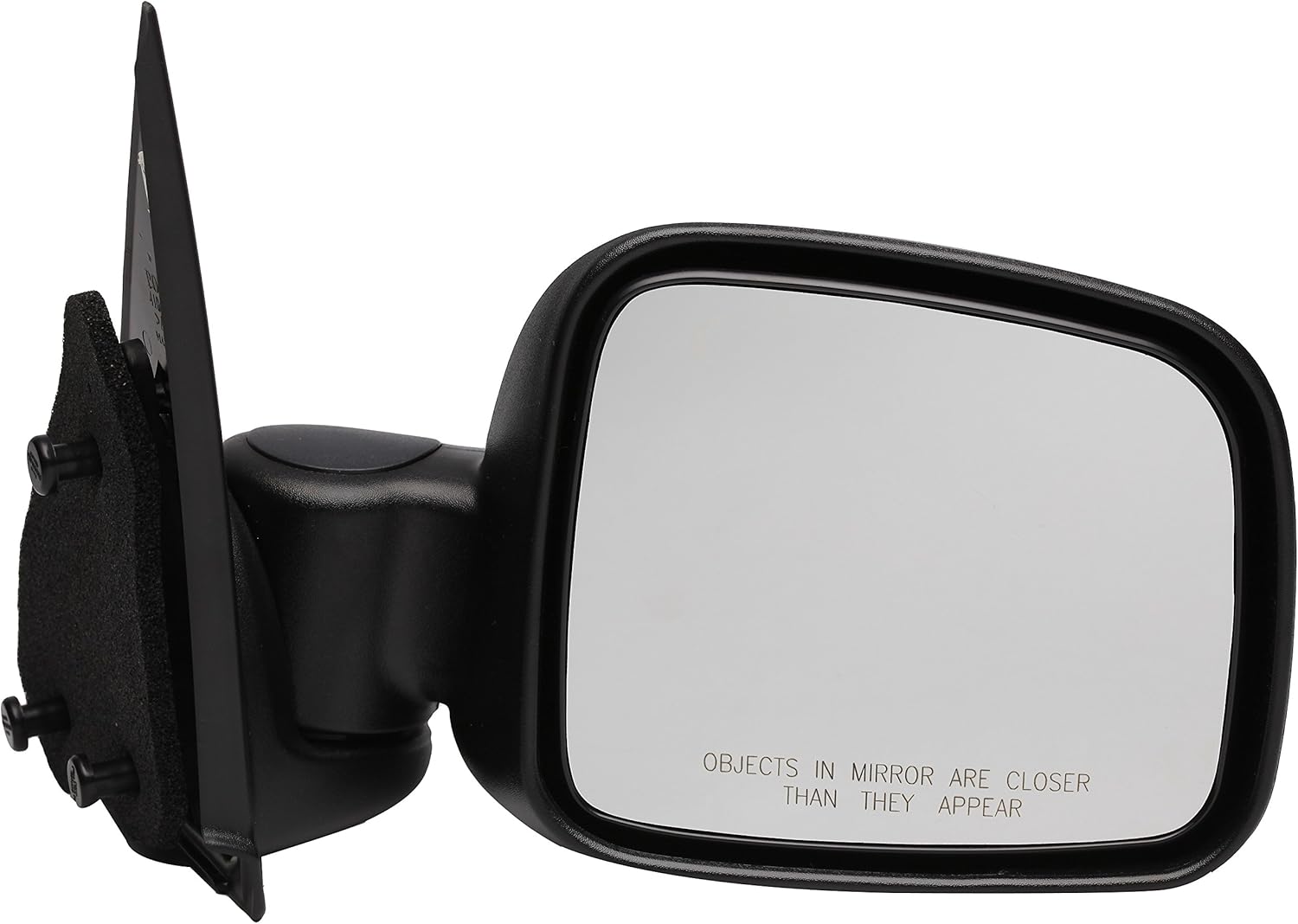 Dorman 955-955 Passenger Side Manual Door Mirror - Folding Compatible with Select Jeep Models, Black