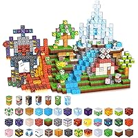 ACELIFE Blocchi magnetici da costruzione 200 pezzi, giocattoli magnetici creativi