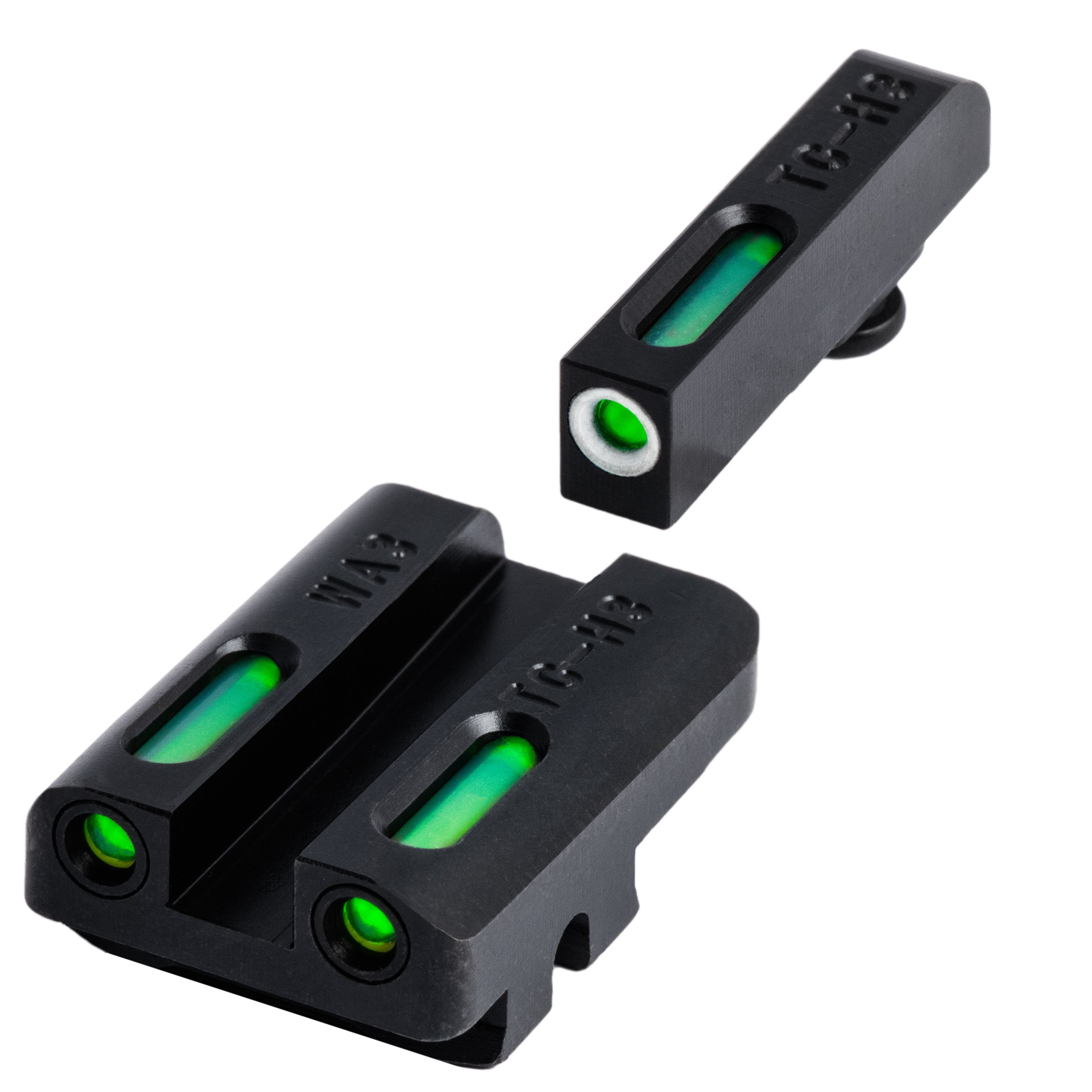 TRUGLO TFX Handgun Sight | Durable Shock-Resistant Compact Brightly Glowing Tritium &amp; Fiber-Optic Xtreme Day/Night Sight for Handguns