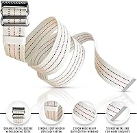 Vista 3 de ASA TECHMED Cinturones de marcha para personas mayores, cinturón para levantar asistencia de pie para ancianos, hebilla de liberación rápida