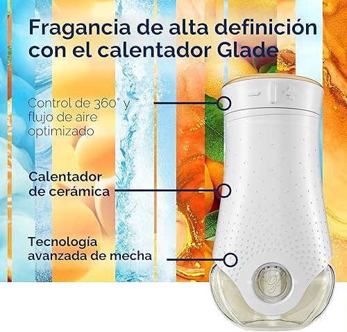Miniatura 5 de Glade PlugIns Recambios de Ambientador de Aire, Coastal Sunshine Cítricos, Perfumados y Aceites Esenciales para Hogar y Baño, 0.67 Fl Oz, 5